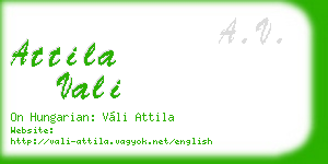 attila vali business card